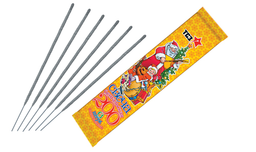  Бенгальские свечи 6 шт 200 мм в пакете  в Мончегорске